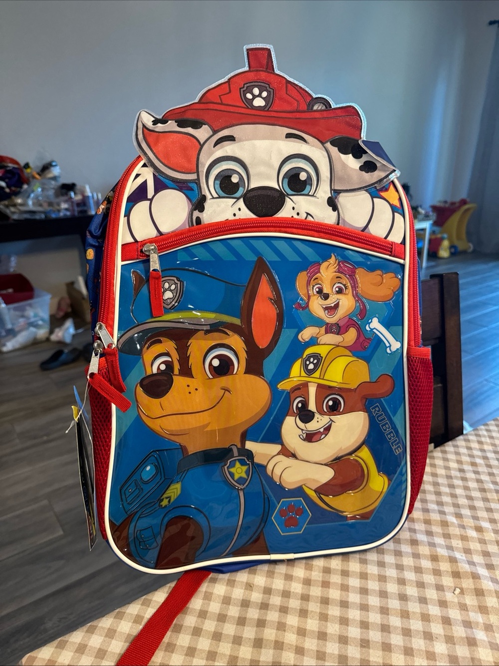 Paw Patrol Kids Backpack - Blue Red